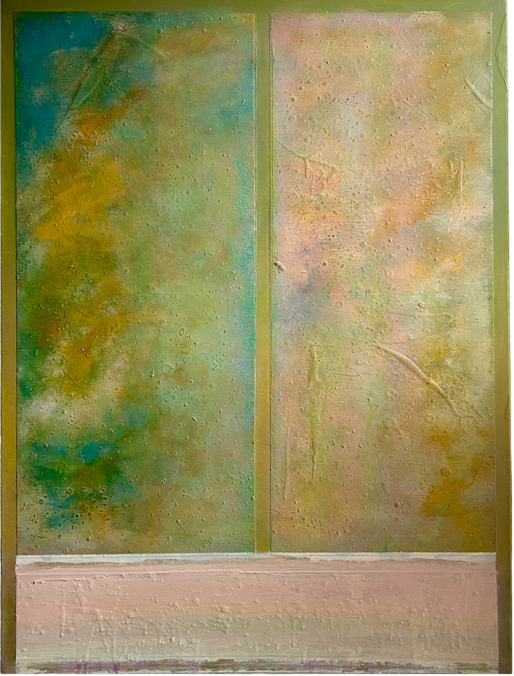 Elliot's War. 30x40 Acrylic Matter On Canvas.