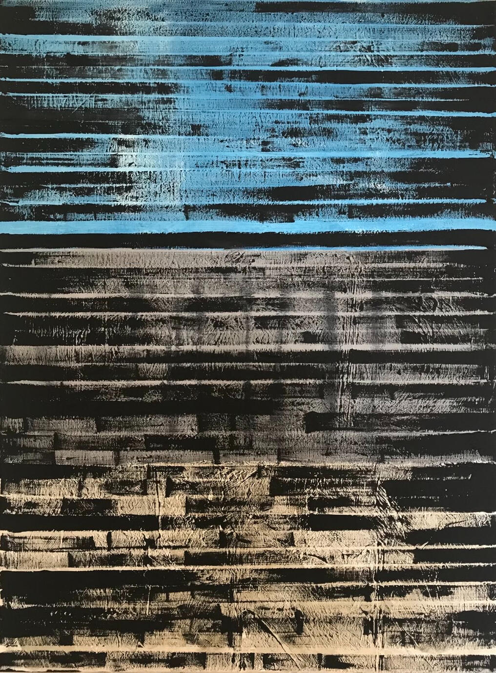 BlackTape/Life. 30x40 Acrylic On Canvas.